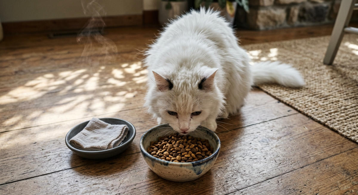 猫がご飯を食べない理由、匂いの工夫で食欲改善